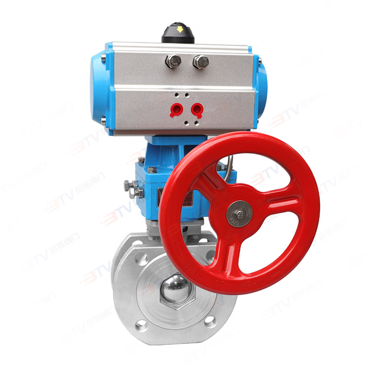 공압 플랜지 볼